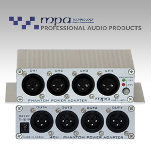 [MPA 정품 MPA-404]4채널 팬텀파워/전원공급기/48V Phantom Power/MPA404