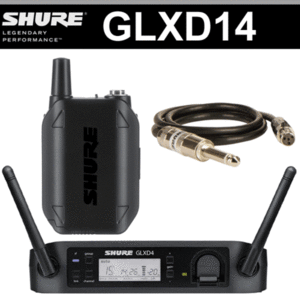 [SHURE GLXD14/WA302] 슈어 100% 정품 2.4GHz대역 무선마이크/기타 전용/베이스/일렉/디지털/GLXD14/SLX/PGX/SVX/당일배송