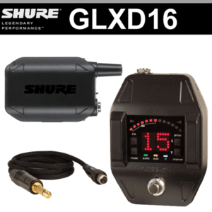 [SHURE GLXD-16/WA302] 슈어 100% 정품 2.4GHz대역 무선마이크/기타 전용/기타 페달 수신기/일렉/베이스/GLXD16/SLX/PGX/SVX/당일배송